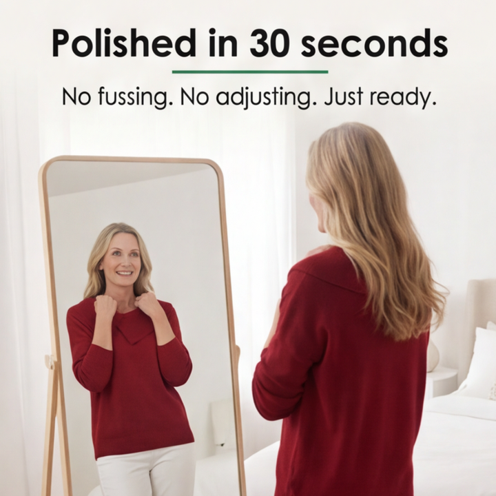 Collara – Asymetryczny Tröja z Kołnierzem
