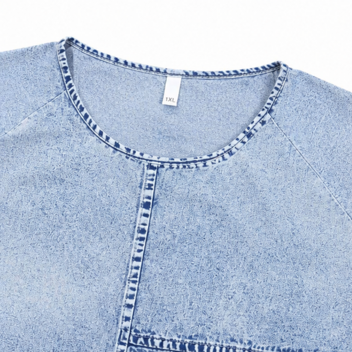 Denimly – Tunika T-Shirt, Som Obrysowuje, Aldrig Inte Powiększa