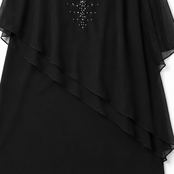 Wearbella – Klänning z peleryną, som omija kłopoty z szalem