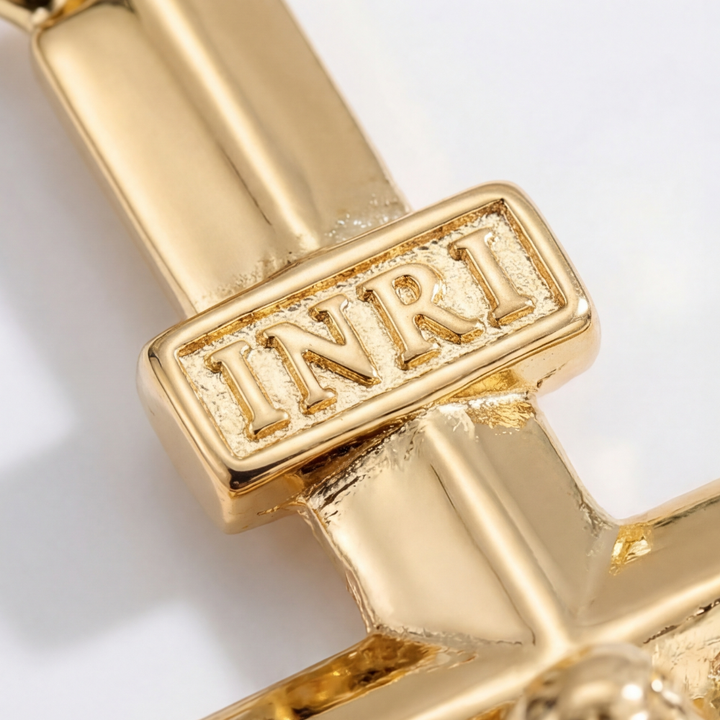 Sancta – Modern Halsband z Krucyfiksem