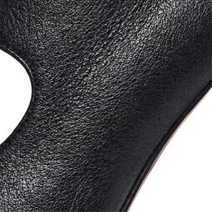 Floriva – Blommiga Sandaler med klack z Wycięciami