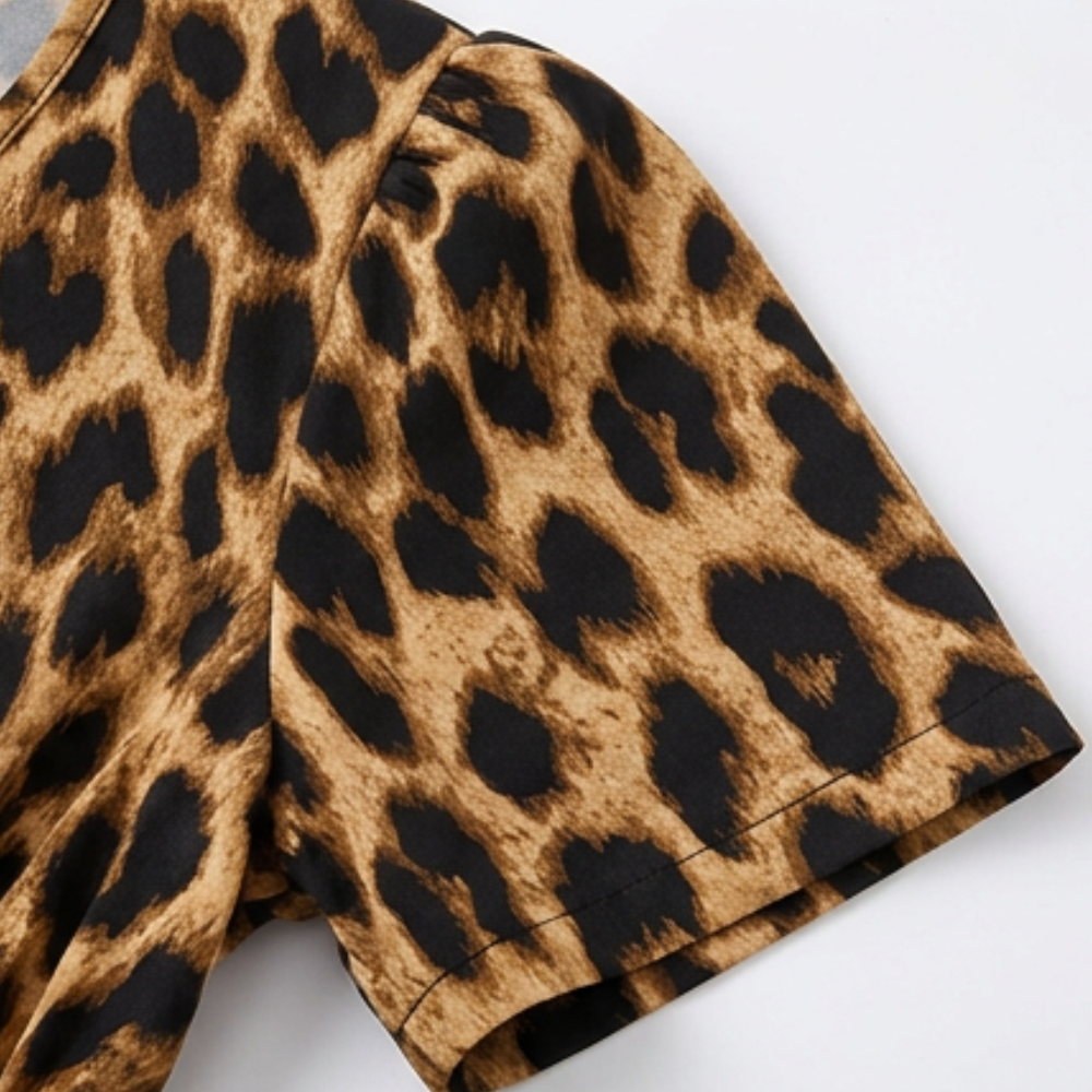 Florenza – Kombinezon dam z leoparda z wcięciem w midja