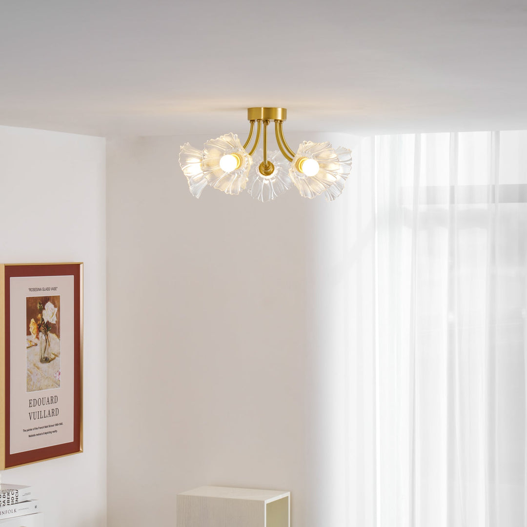Kalin Flower Glass Ceiling Lamp