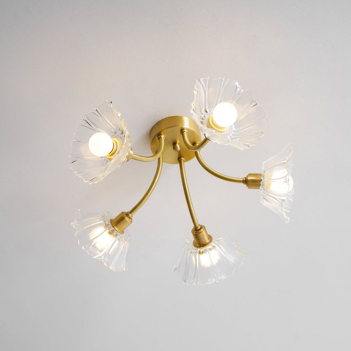 Kalin Flower Glass Ceiling Lamp