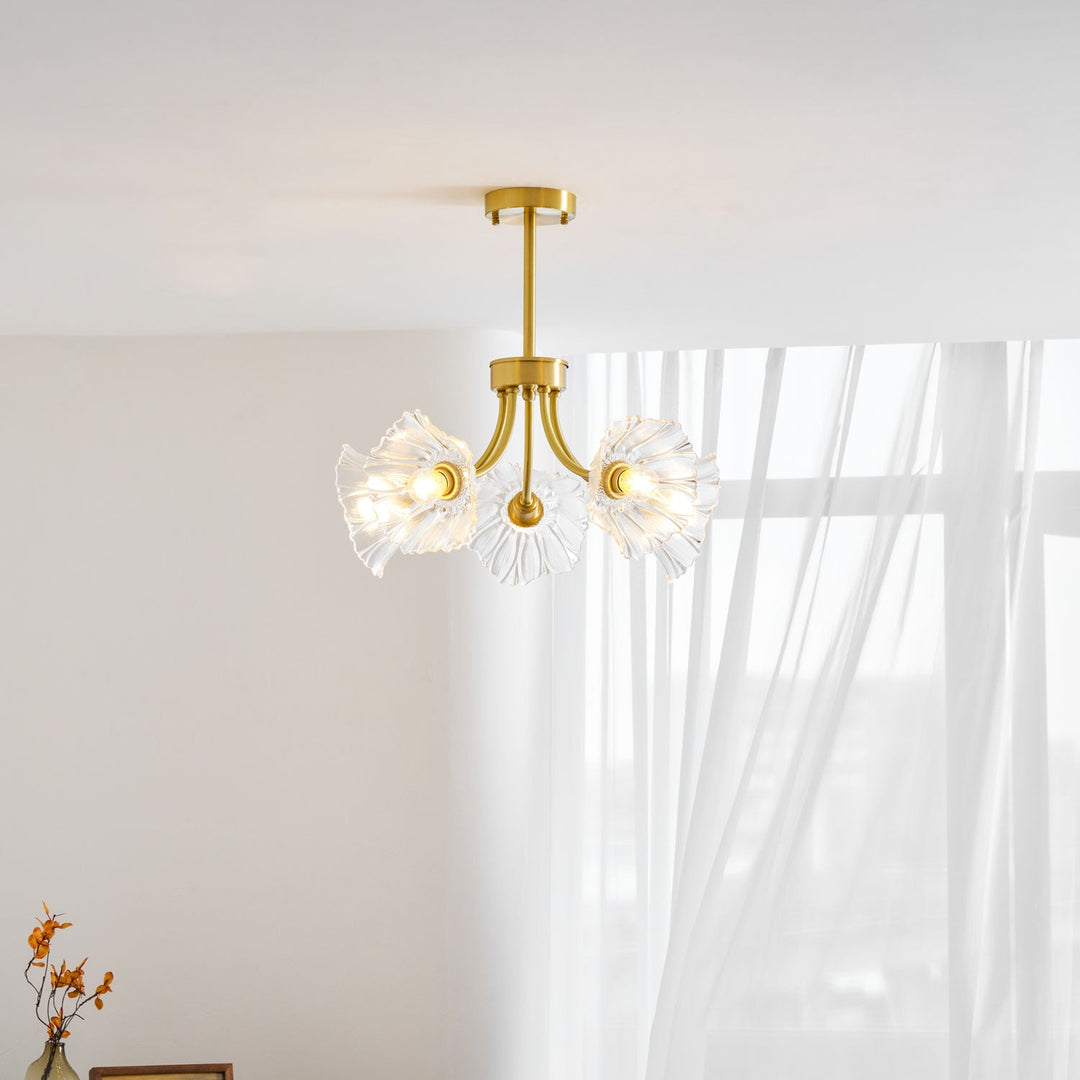 Kalin Blomma Glas Kandelaber