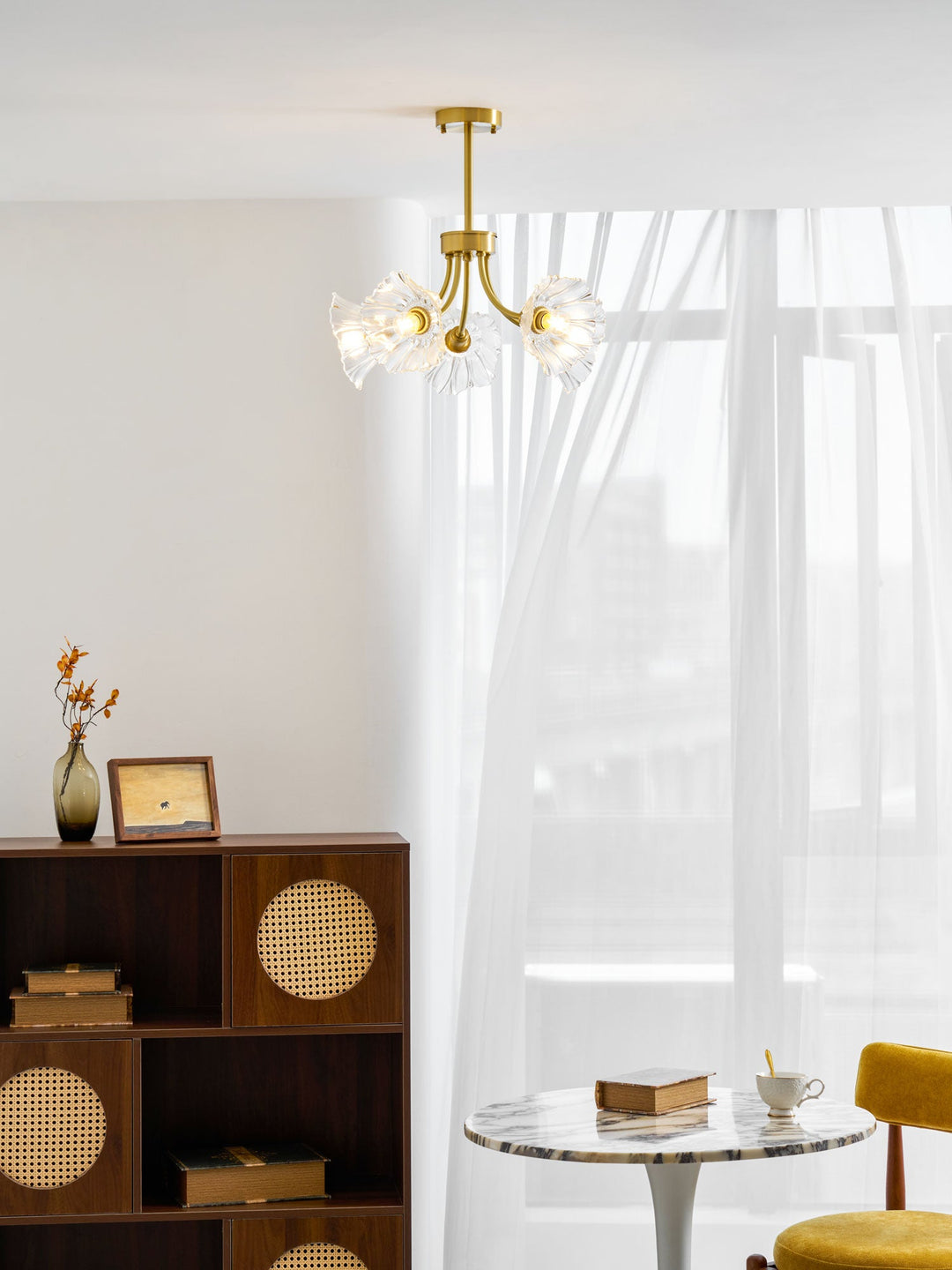 Kalin Blomma Glas Kandelaber
