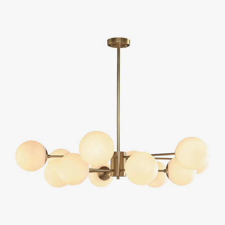 Marlowe Opal Globe Kandelaber