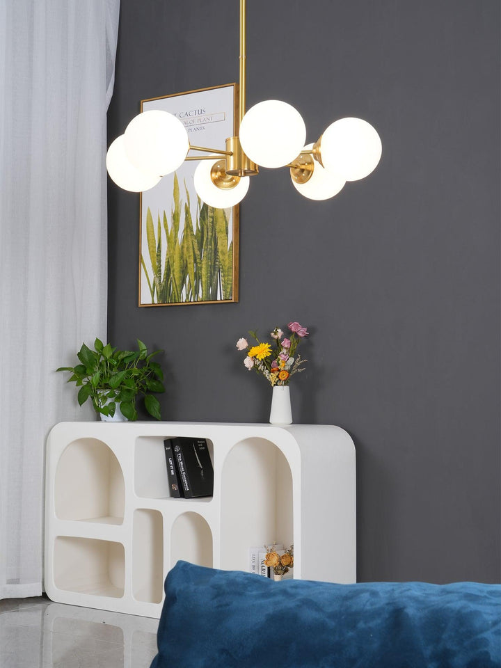 Marlowe Opal Globe Kandelaber