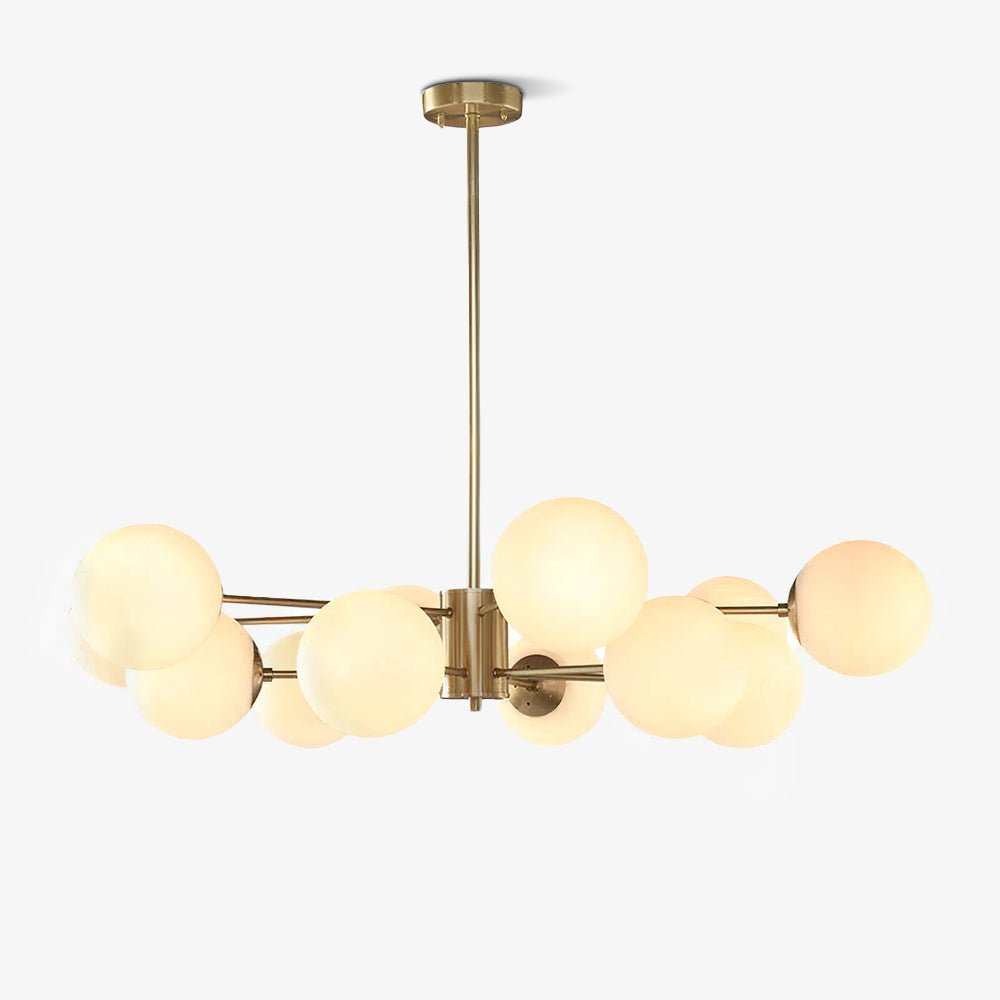 Marlowe Opal Globe Kandelaber