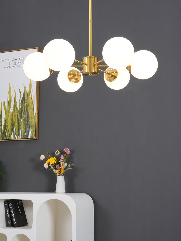Marlowe Opal Globe Kandelaber