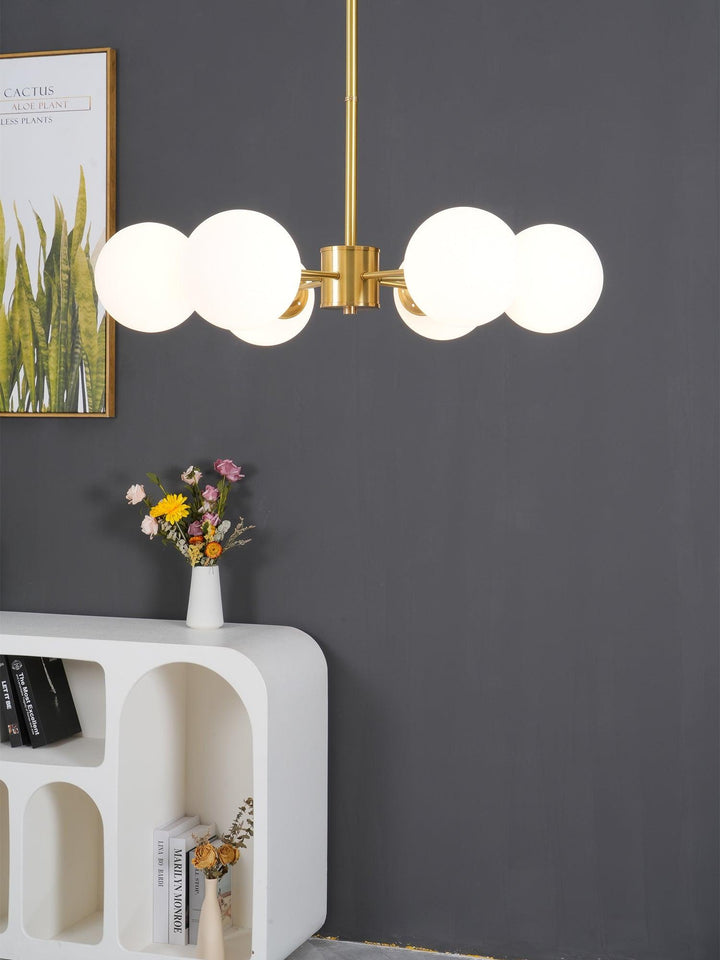 Marlowe Opal Globe Kandelaber