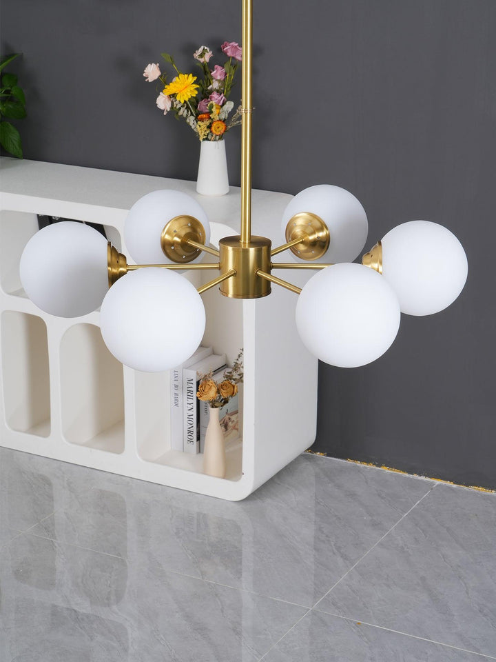 Marlowe Opal Globe Kandelaber