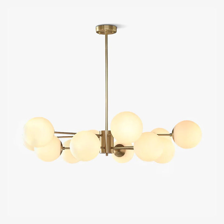 Marlowe Opal Globe Kandelaber