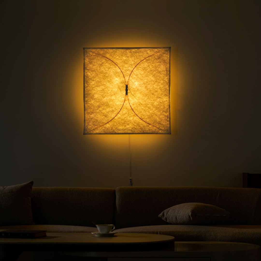 Drakeformad Pappersvägglampa