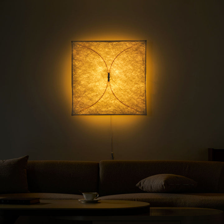 Drakeformad Pappersvägglampa
