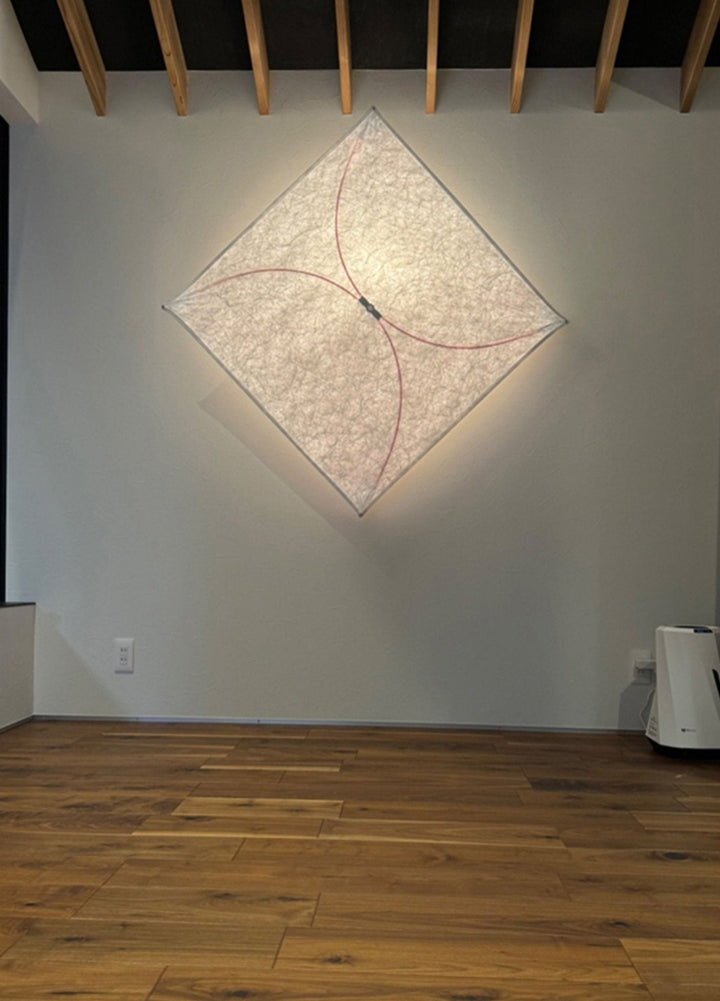 Drakeformad Pappersvägglampa