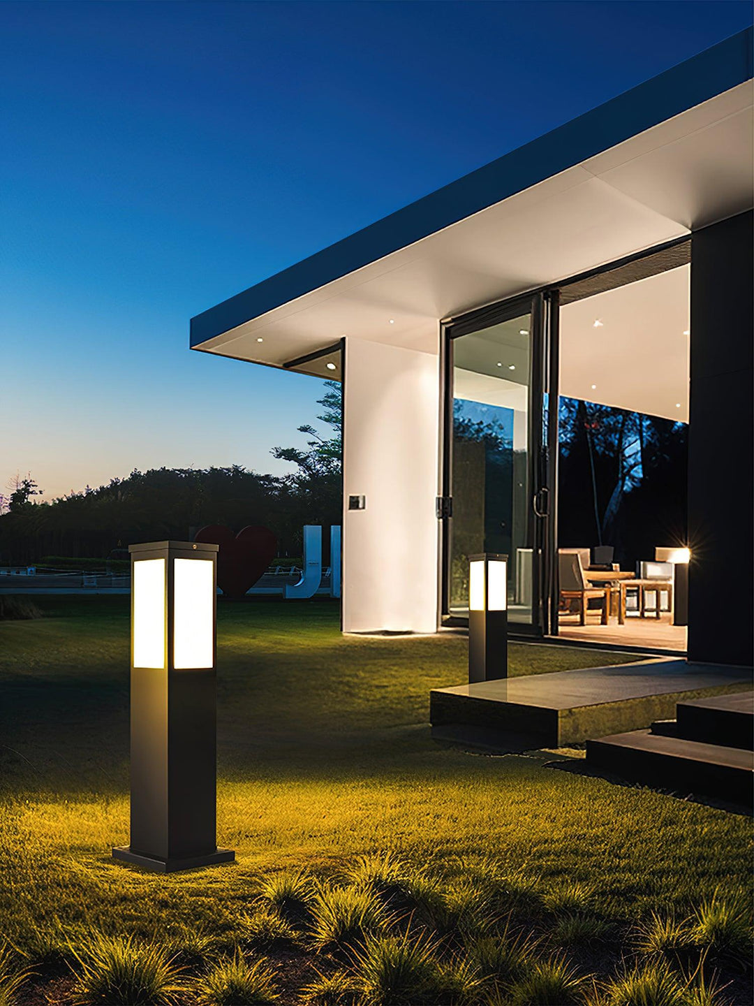 Kuzco Bollard Solenergi Utomhuslampa