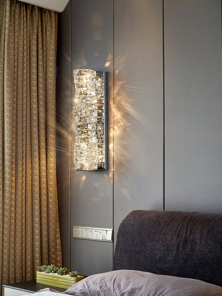 Laminat Kristall Vägglampa