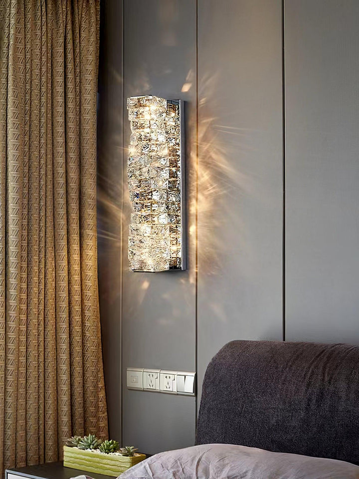 Laminat Kristall Vägglampa
