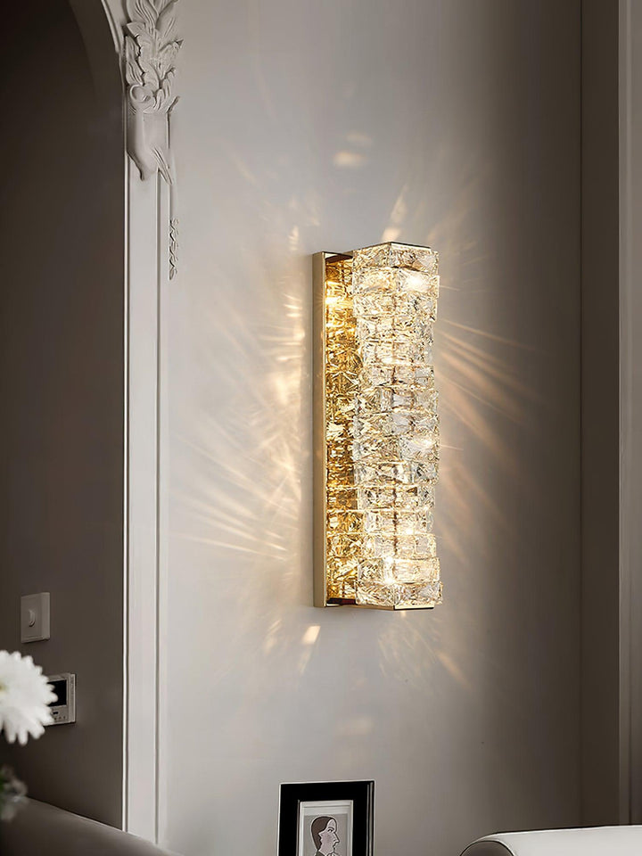 Laminat Kristall Vägglampa