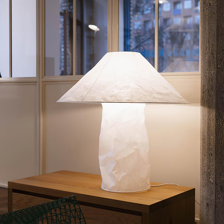 Krinklad Pappers Bordslampa