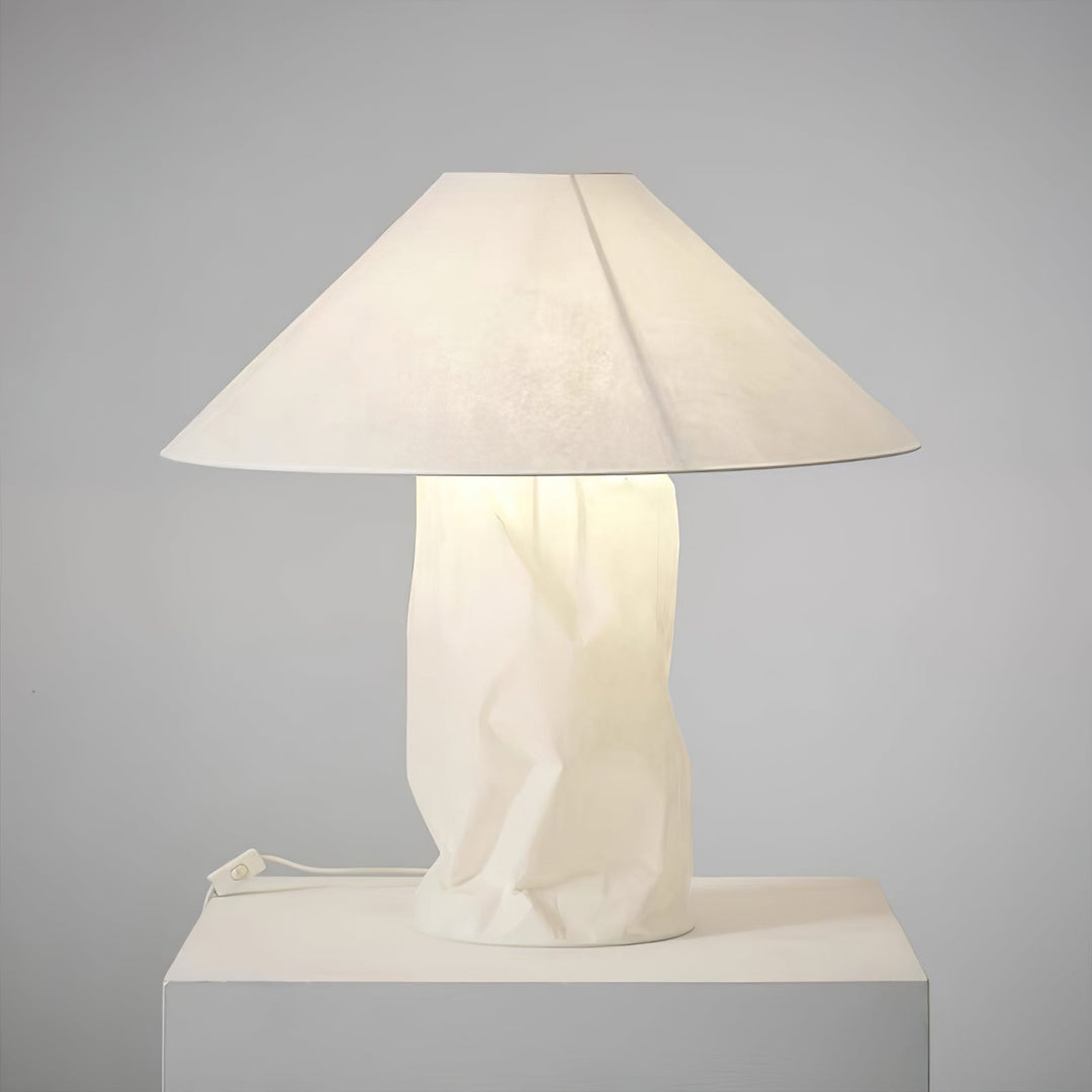 Krinklad Pappers Bordslampa