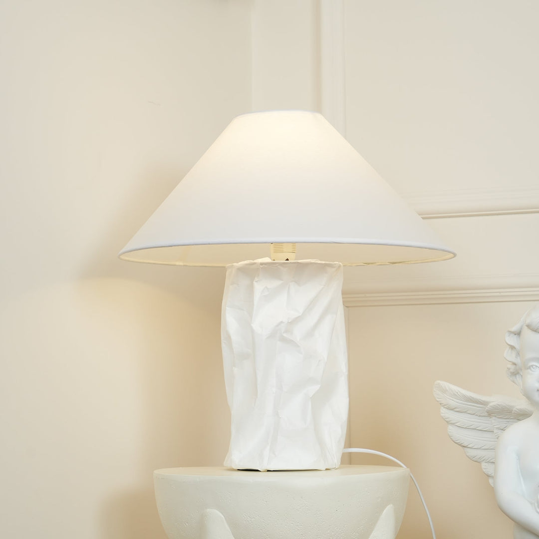 Krinklad Pappers Bordslampa