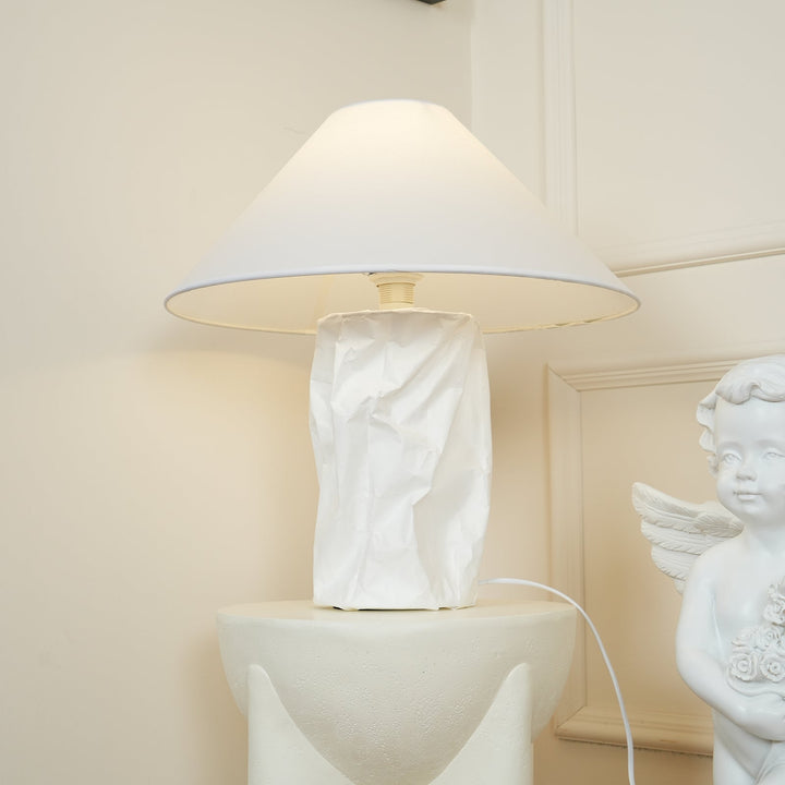 Krinklad Pappers Bordslampa