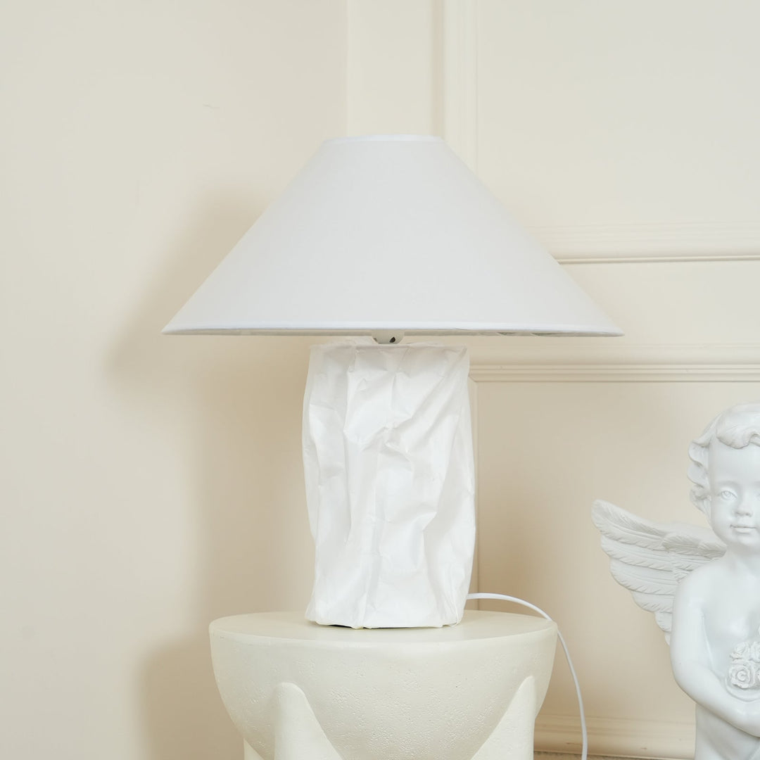 Krinklad Pappers Bordslampa
