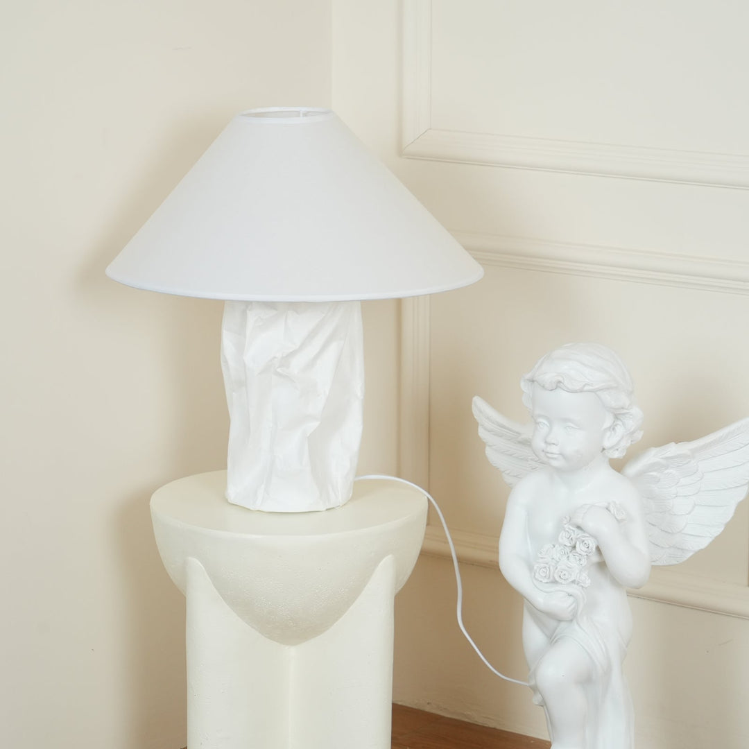 Krinklad Pappers Bordslampa