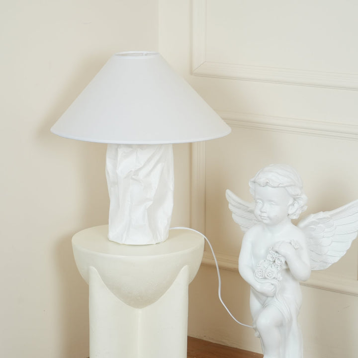 Krinklad Pappers Bordslampa