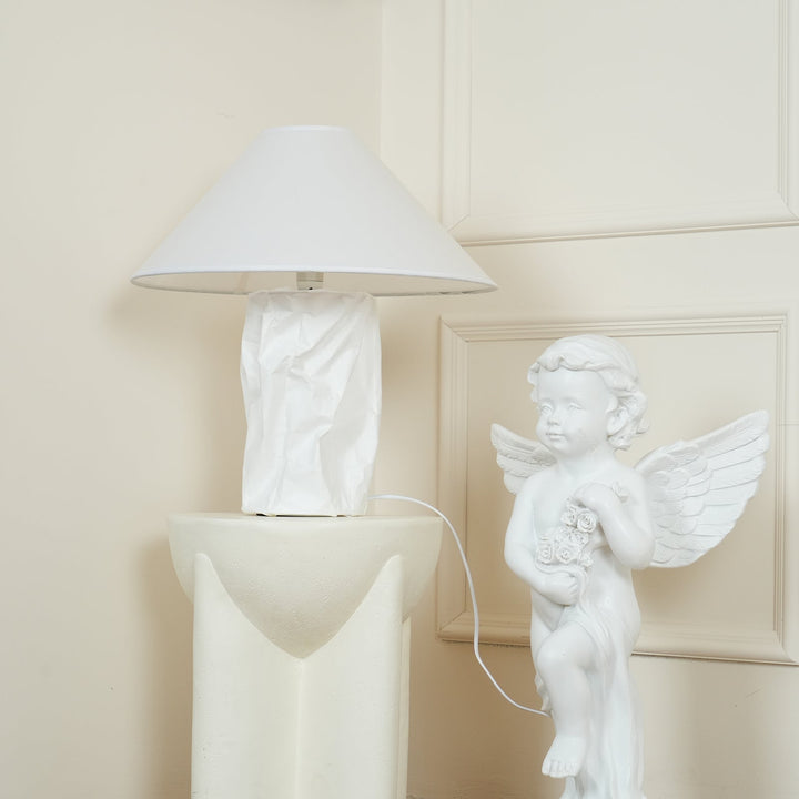 Krinklad Pappers Bordslampa