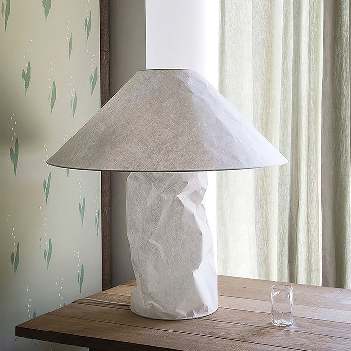 Krinklad Pappers Bordslampa