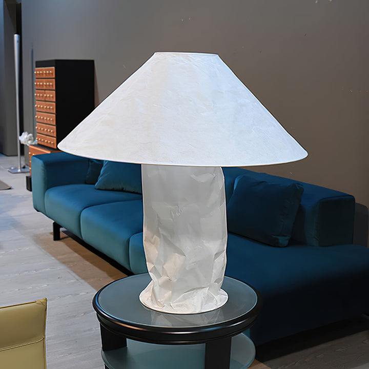 Krinklad Pappers Bordslampa