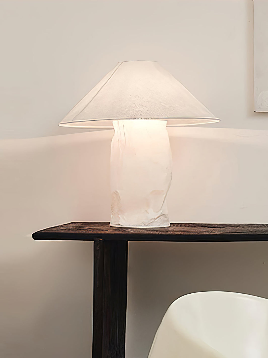 Krinklad Pappers Bordslampa