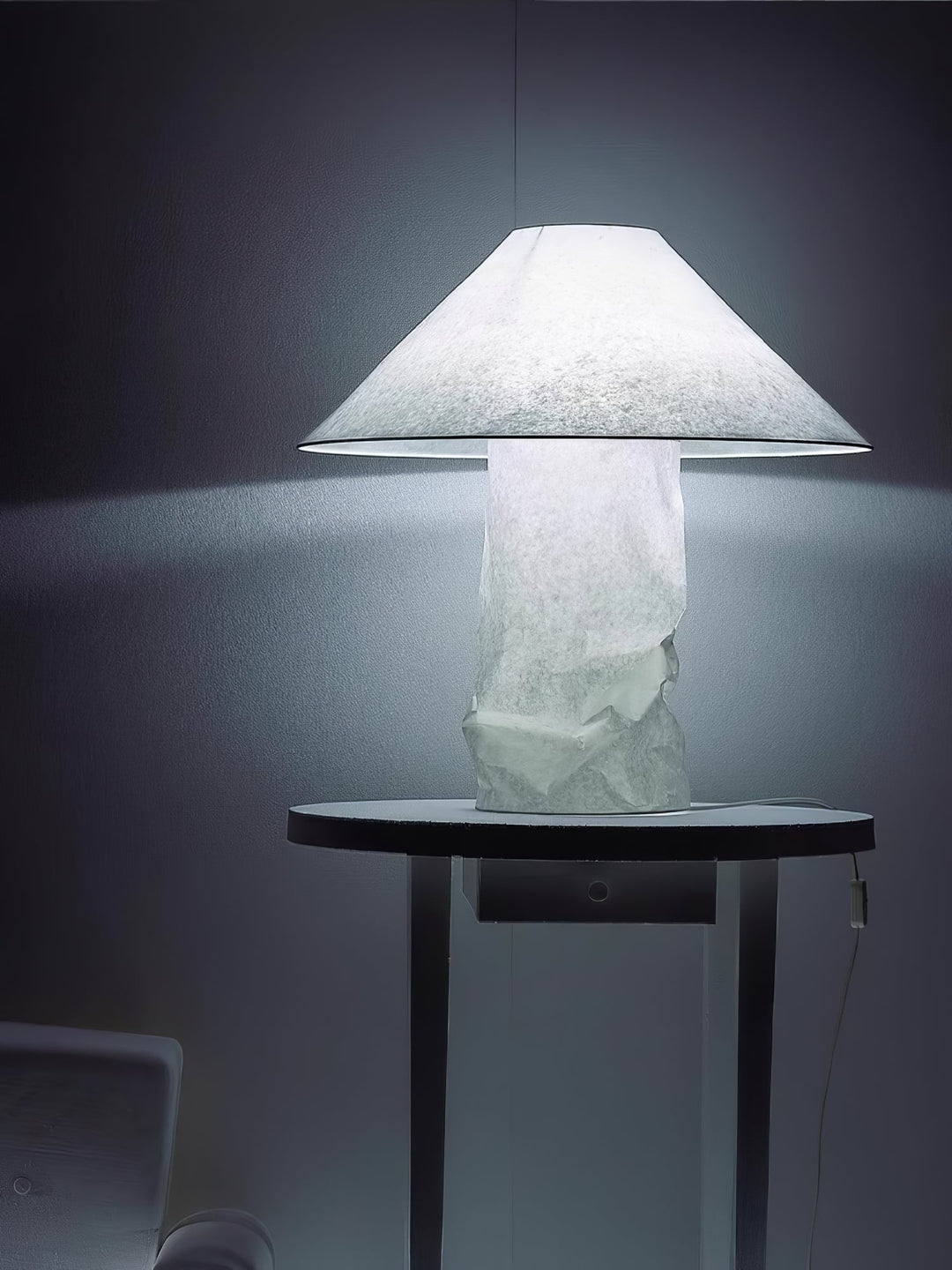 Krinklad Pappers Bordslampa