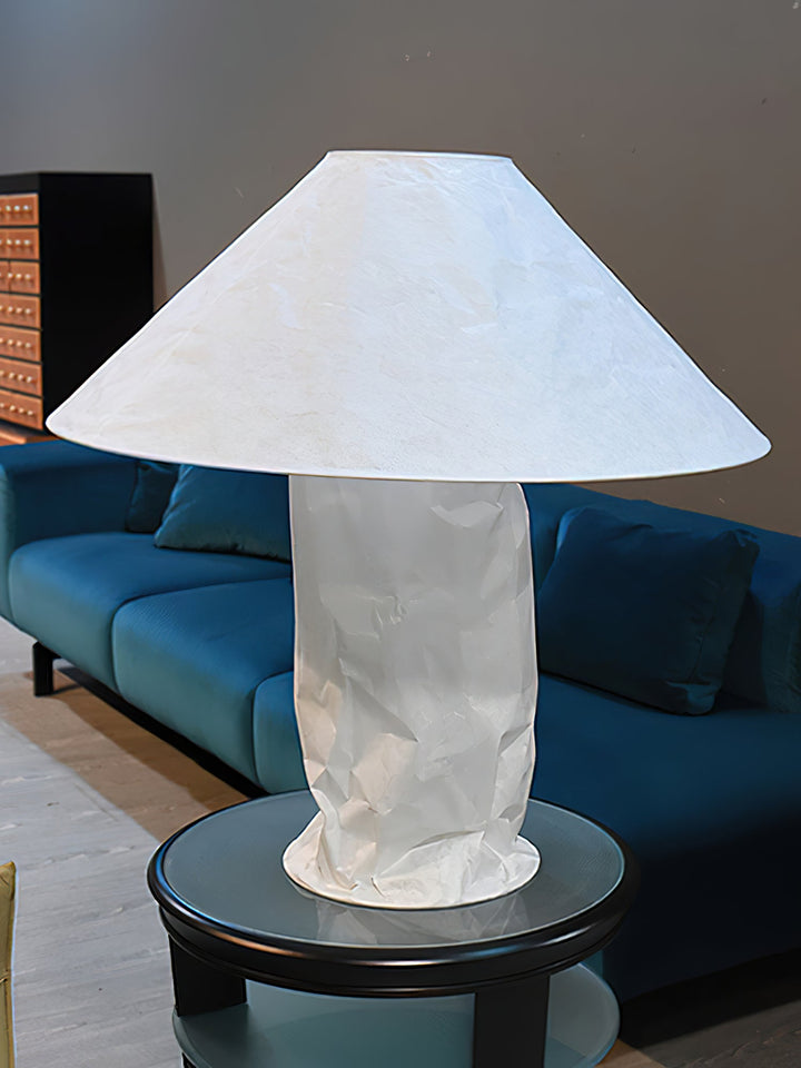 Krinklad Pappers Bordslampa