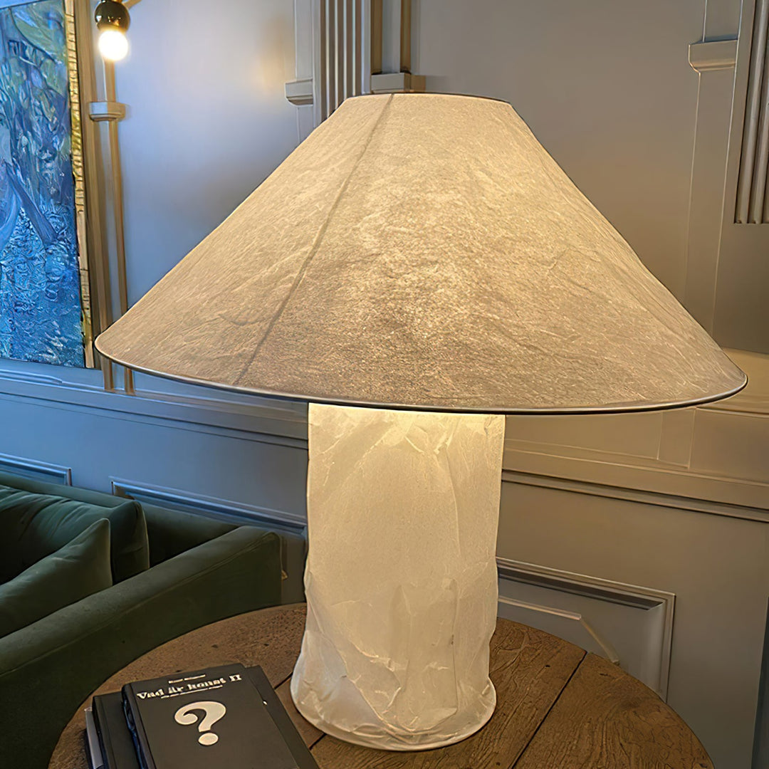Krinklad Pappers Bordslampa