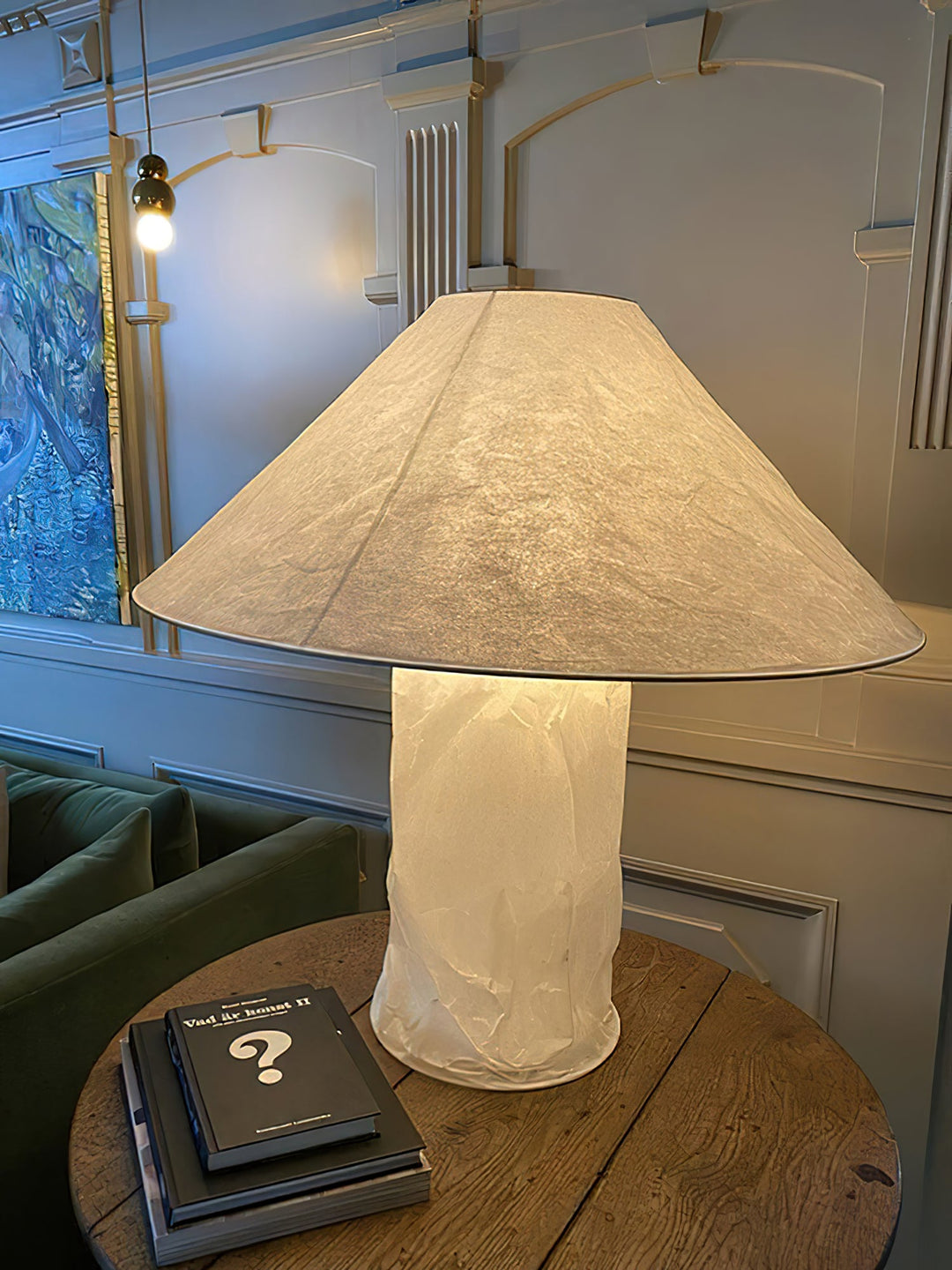Krinklad Pappers Bordslampa