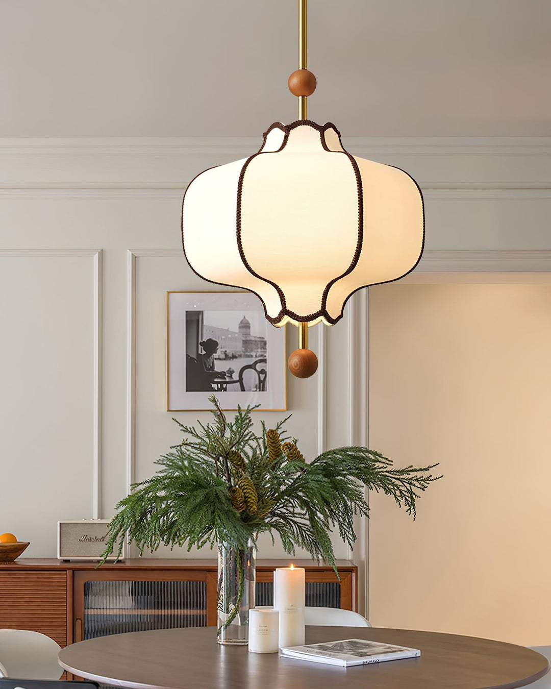 Lantern Tyg Pendellampa