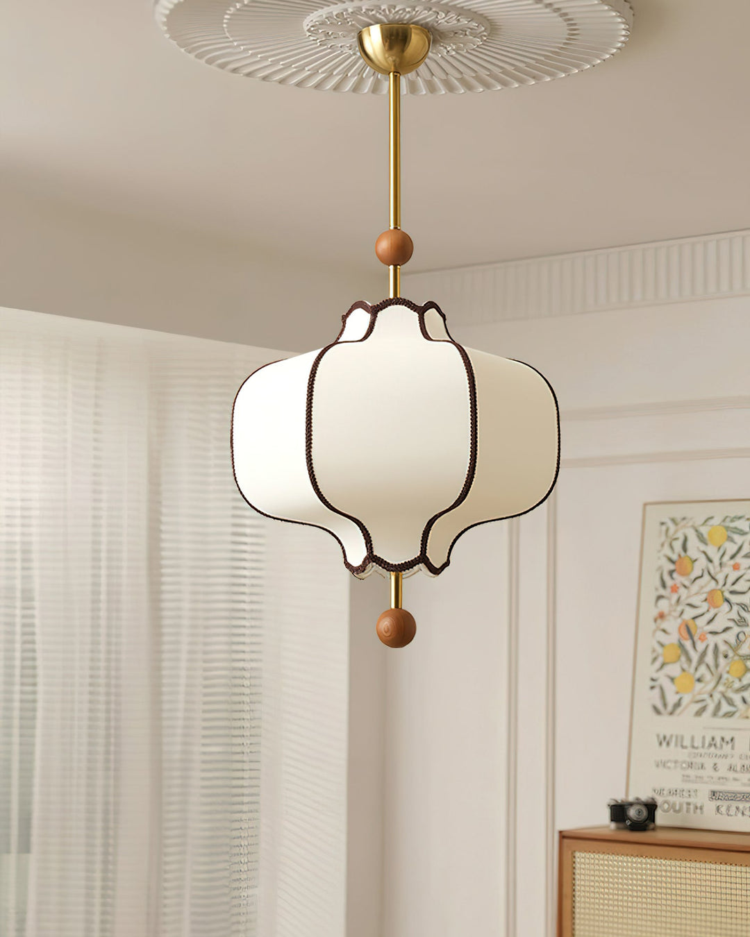 Lantern Tyg Pendellampa