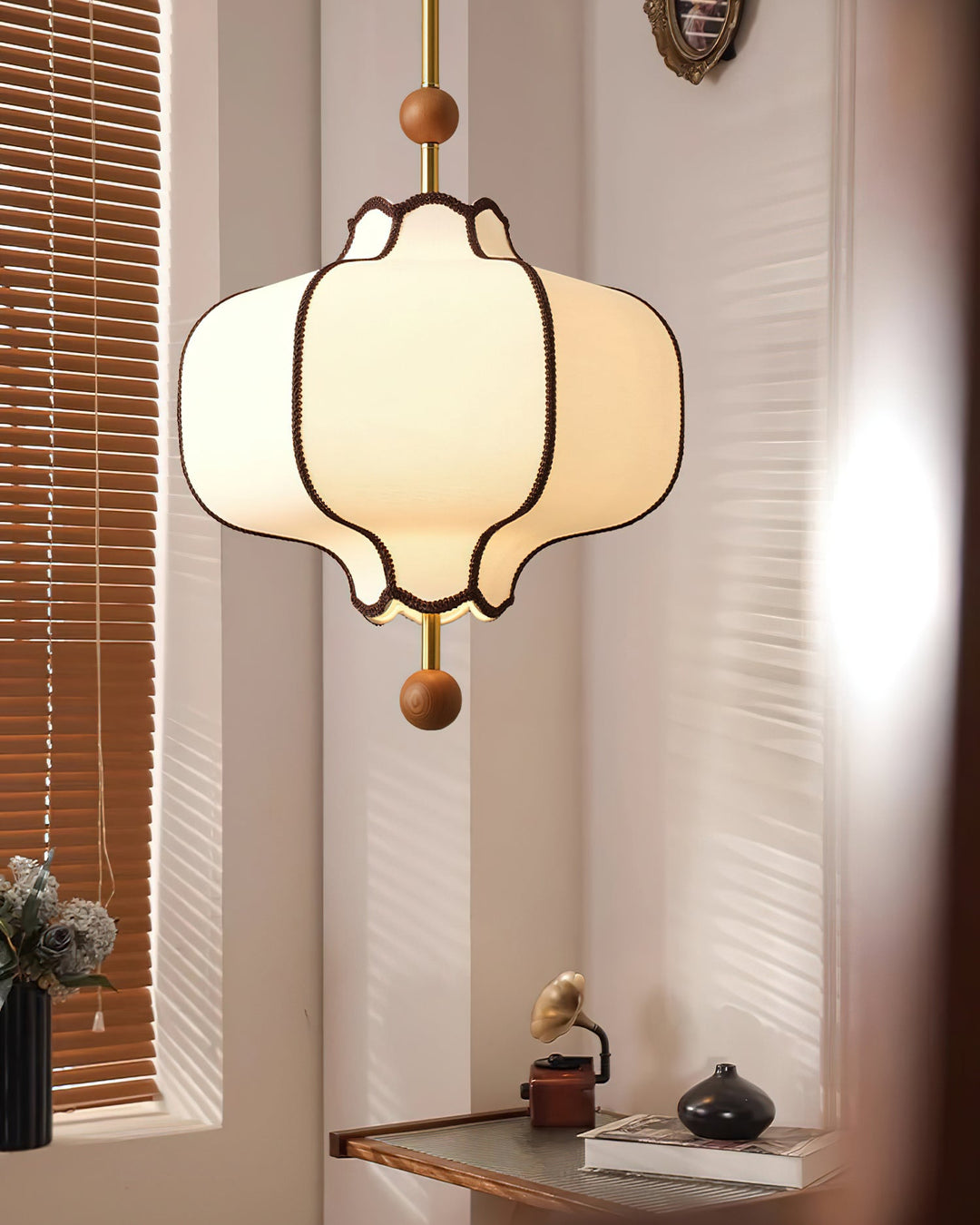 Lantern Tyg Pendellampa