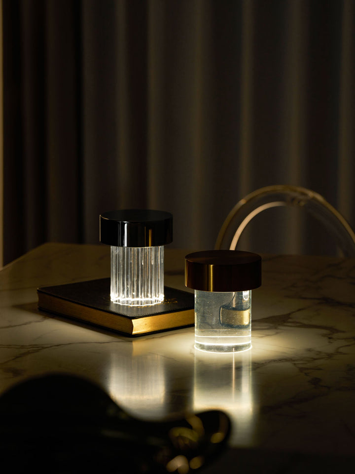 Trådlös Kristall Tumbler Lampa