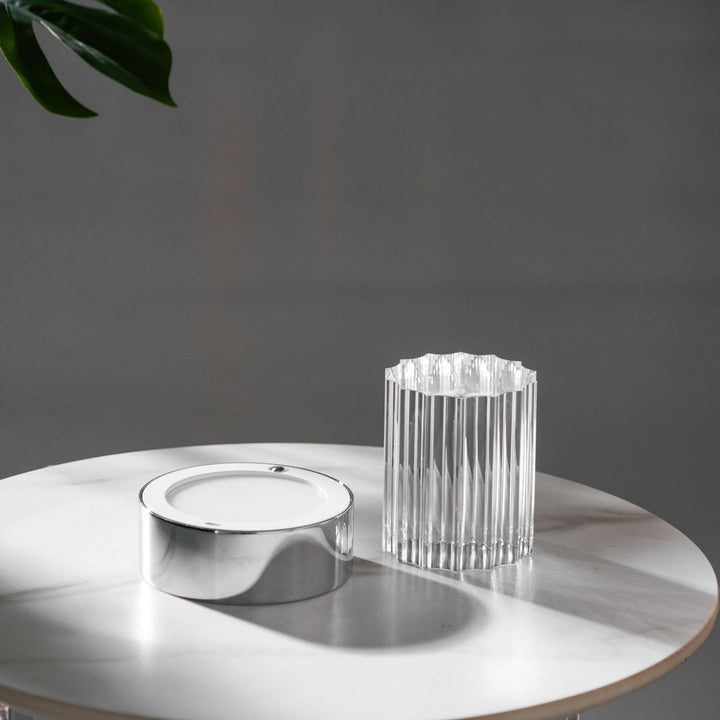 Trådlös Kristall Tumbler Lampa