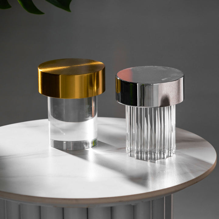 Trådlös Kristall Tumbler Lampa