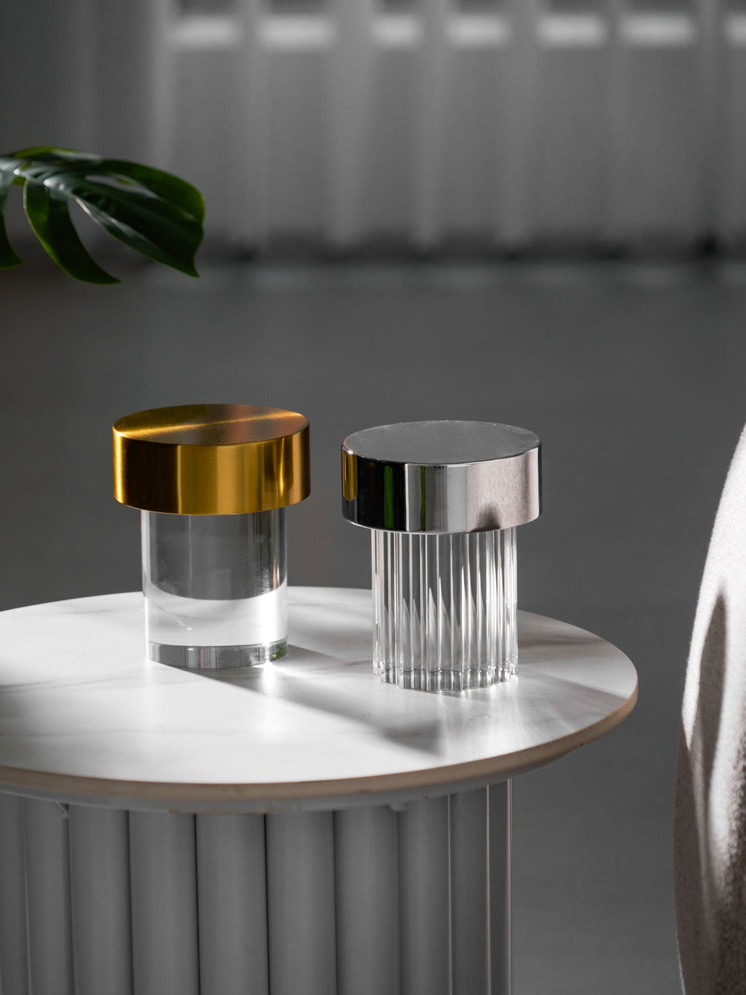 Trådlös Kristall Tumbler Lampa