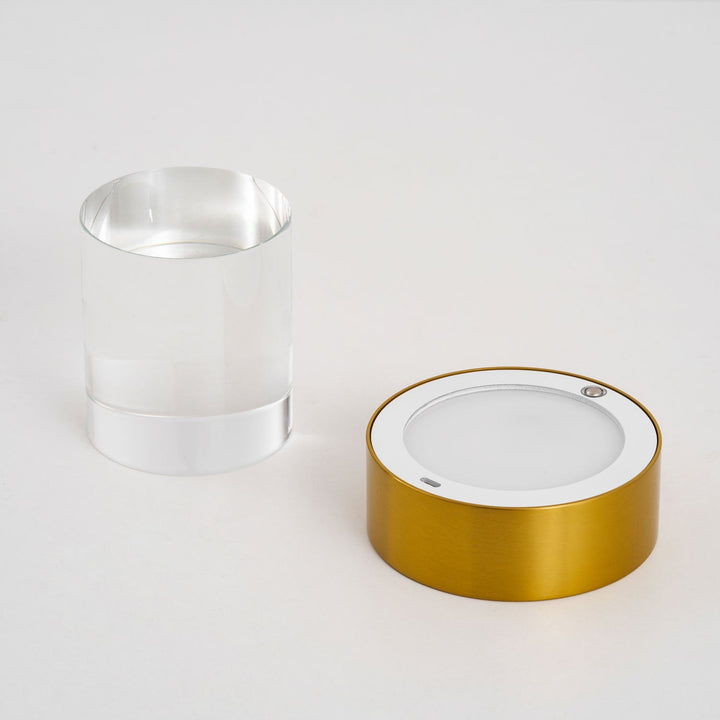 Trådlös Kristall Tumbler Lampa