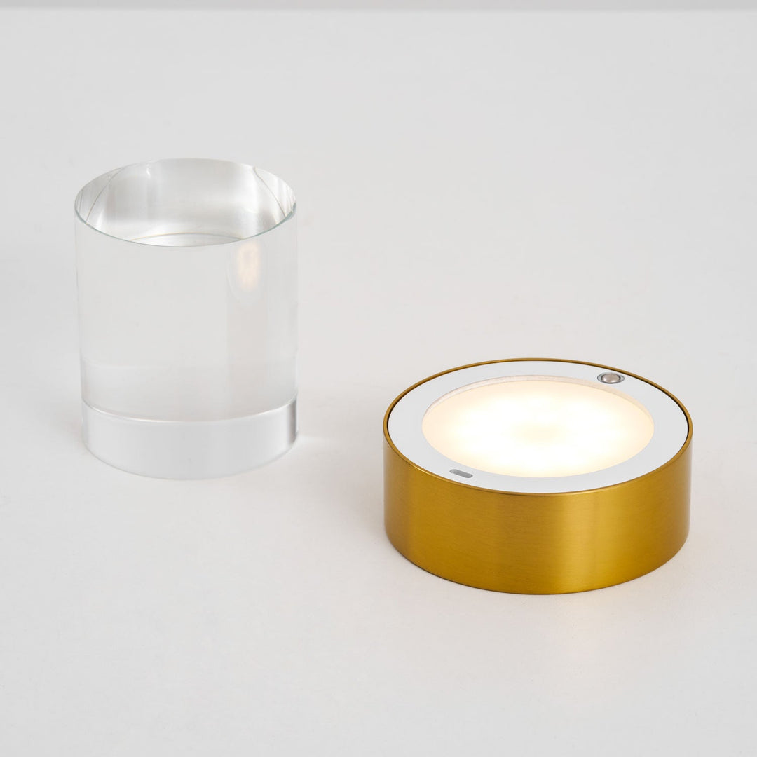 Trådlös Kristall Tumbler Lampa