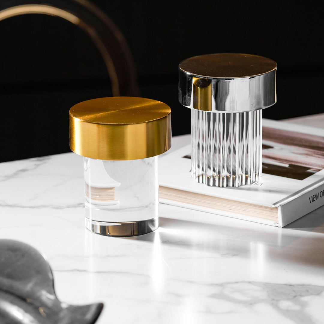 Trådlös Kristall Tumbler Lampa