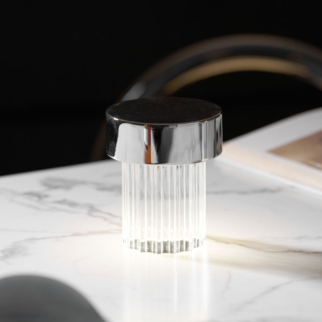 Trådlös Kristall Tumbler Lampa